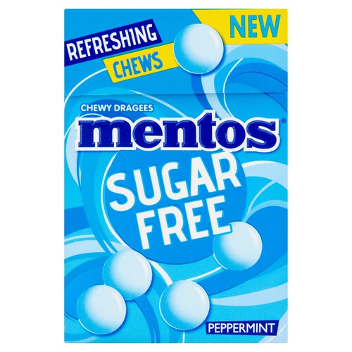 Mentos Sugar Free Peppermint Chewies 