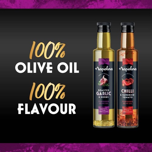 Napolina Roasted Garlic & Herbs Olive Oil 