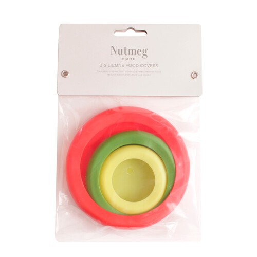 Nutmeg Home Silicone Food Covers