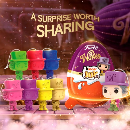 Kinder Joy Wonka Chocolate Egg 20g