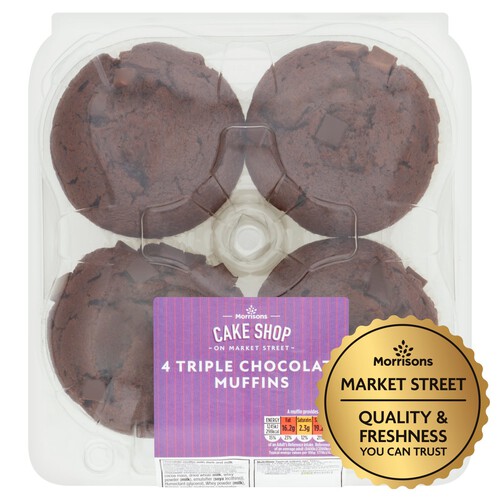 Market Street Triple Chocolate Muffins 