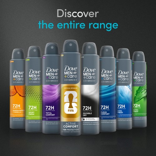 Dove Men + Care Advanced Antiperspirant Deodorant Clean Comfort 200ml