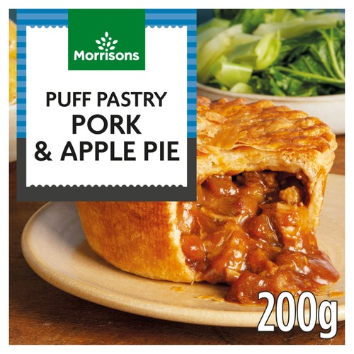 Morrisons Puff Pastry Pork & Apple Pie 200g