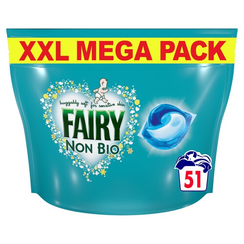 Fairy Non Bio For Sensitive Skin Washing Capsules