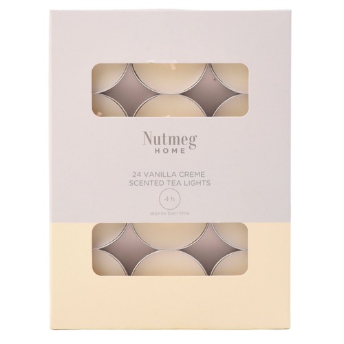 Morrisons vanilla creme scented tea lights