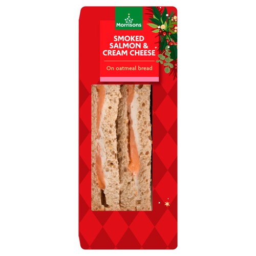 Morrisons Salmon & Cream Cheese Sandwich