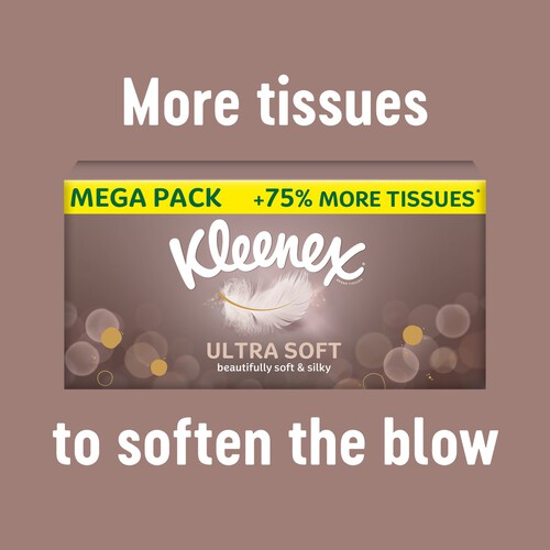 Kleenex Ultra Soft Extra Large Compact Tissues 40 Sheets