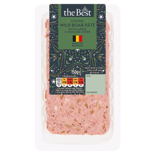 Morrisons The Best Wild Boar Pate With Apple Jelly Topping 150g