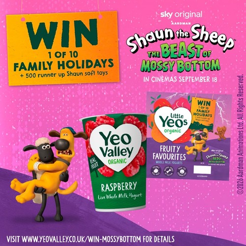 Yeo Valley Organic Raspberry Yogurt 450g