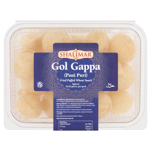 Shalimar Gol Gappa Pani Puri 20 Pack