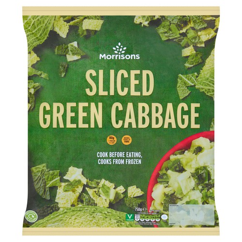 Morrisons Sliced Green Cabbage