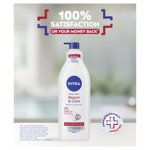 NIVEA Repair and Care Body Lotion for Very Dry Skin