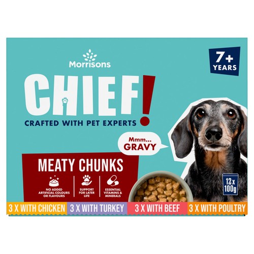 Morrisons Senior Dog Food In Gravy