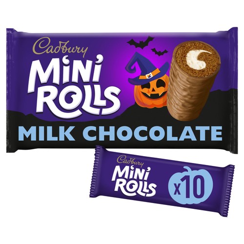 Cadbury Milk Chocolate Mini Rolls Cakes 10 Pack