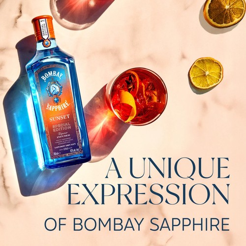 Bombay Sapphire Gin Sunset