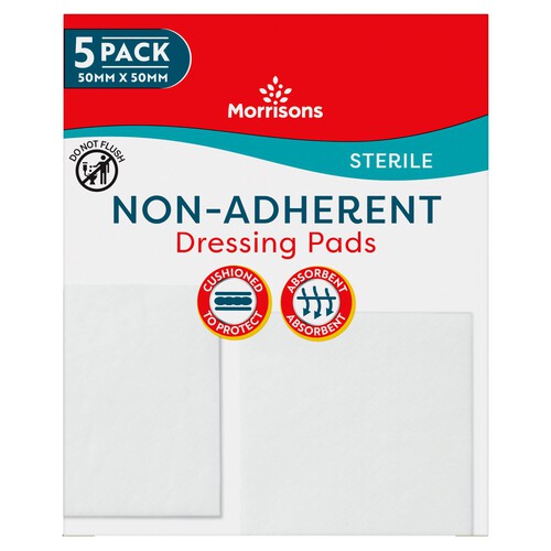 Morrisons Non-Adherent Dressing Pads