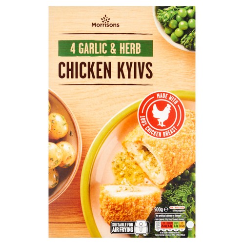Morrisons garlic herb chicken kievs