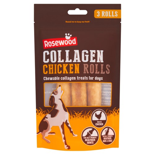 Rosewood Collagen Chicken Rolls Medium 