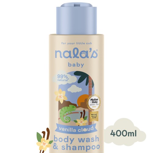 Nala's Baby baby body wash shampoo vanilla cloud