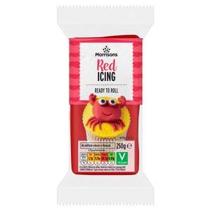 Morrisons Ready To Roll Red Icing