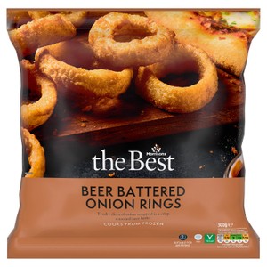 Morrisons The Best Beer Battered Onion Rings    300g