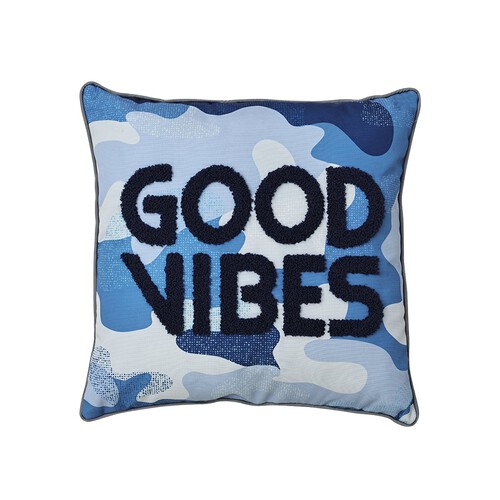 Nutmeg Home Good Vibes Explorer Cushion 40 x 40cm