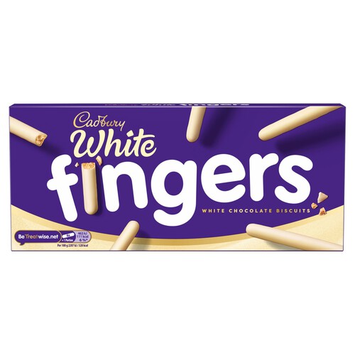 Cadbury White Chocolate Fingers Biscuits