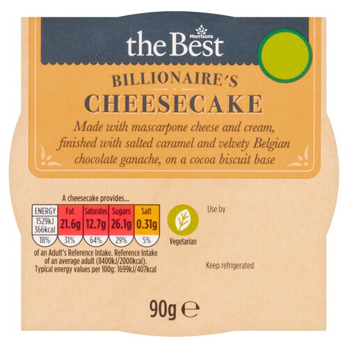 Morrisons The Best Billionaire's Cheesecake 