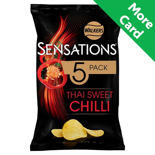 Walkers Sensations Thai Sweet Chilli Multipack Crisps