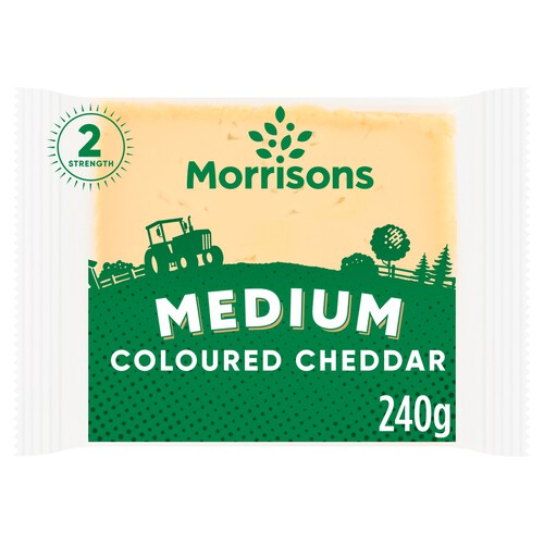 Morrisons Scottish Medium Coloured Cheddar