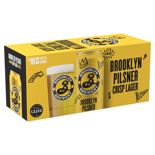 Brooklyn Pilsner Lager Beer Cans 