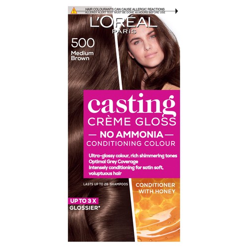 L'Oreal Paris Casting Creme Gloss Medium Brown 500 Semi-Permanent Hair Dye0