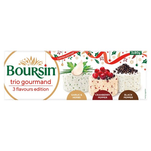 Boursin Trio Gourmand 240g