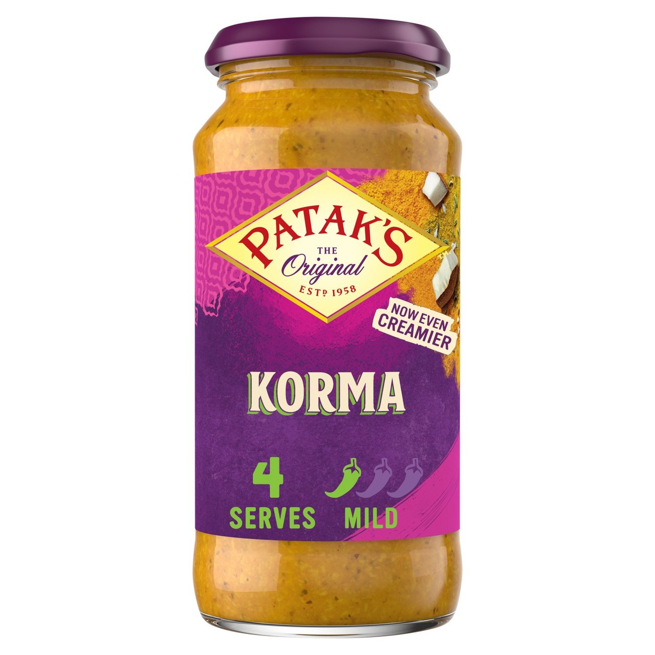Patak's Korma Indian Curry Cooking Sauce 450g - Morrisons Online ...