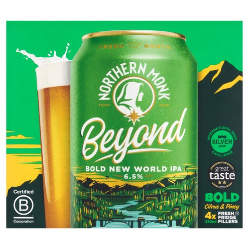 Northern Monk Beyond Bold New World Ipa 4X330ML