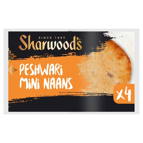 Sharwood's 4 Peshwari Mini Naans