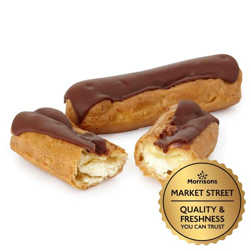 Market Street Large Chocolate Eclairs 