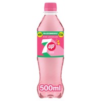 7Up Zero Sugar Pink Lemonade Bottle 500ml