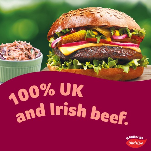 Birds Eye Classic 10 Beef Burgers with Onion 567g