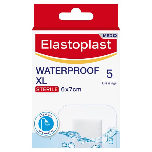 Elastoplast Antibacterial Xl 5 Waterproof Dressings