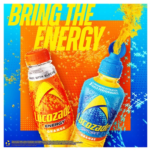 Lucozade Sport Drink Orange 4 Pack