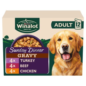 Sunday Dinner Mixed in Gravy Wet Dog Food 12x100g