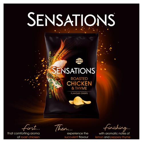 Walkers Sensations Roast Chicken & Thyme Sharing Crisps