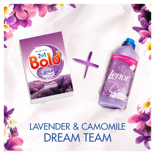 Bold 2-In-1 Lavender & Camomile Fast Dissolving Washing Powder 70 Washes