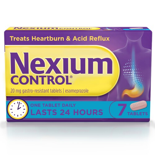 Nexium Control Heartburn Relief Indigestion & Acid Reflux Tablets