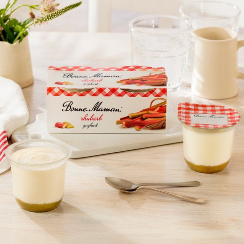 Bonne Maman Yoghurt Rhubarb 2 x 115g