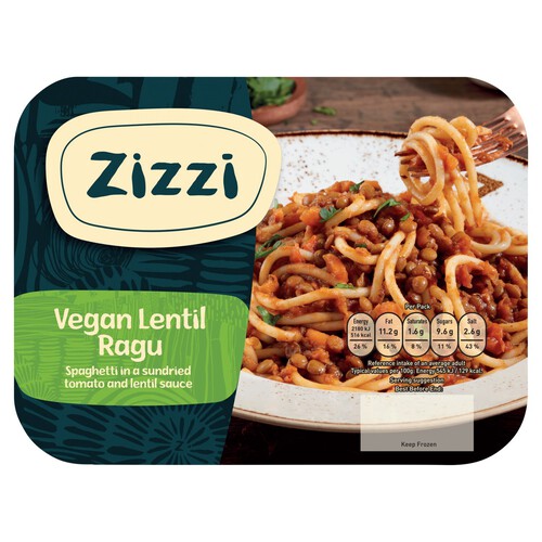 Zizzi Vegan Lentil Ragu 