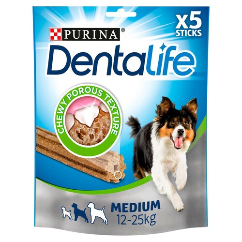 Dentalife Medium Dental Chicken Dog Chews 5 Sticks