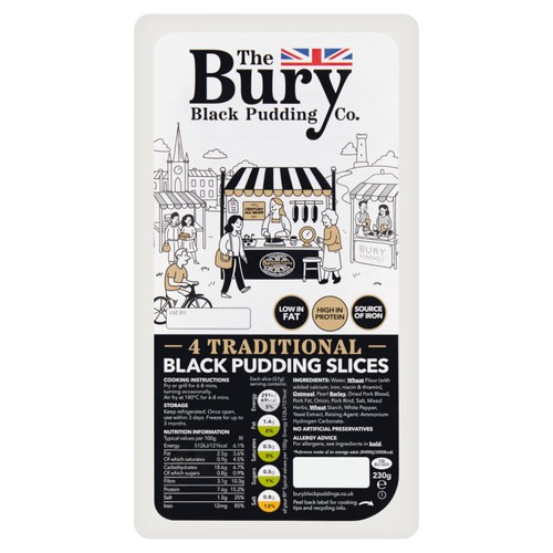 Bury Black Pudding Slices