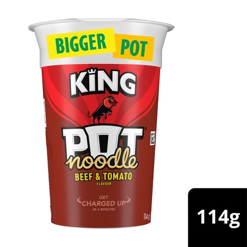 King Pot Noodle Beef & Tomato